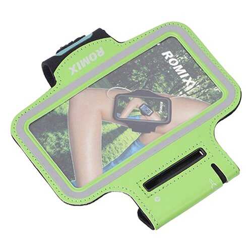 Спортивный чехол на руку Romix Arm Belt (RH07-5,5) для смартфона 5,5 (Green) в Ростелеком