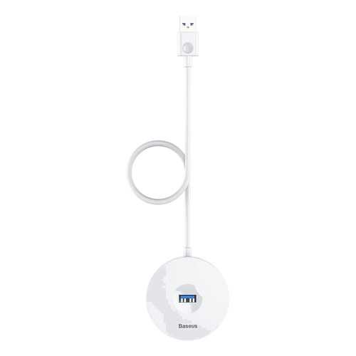 Адаптер Baseus round box USB HUB adapter 1m White в Ростелеком