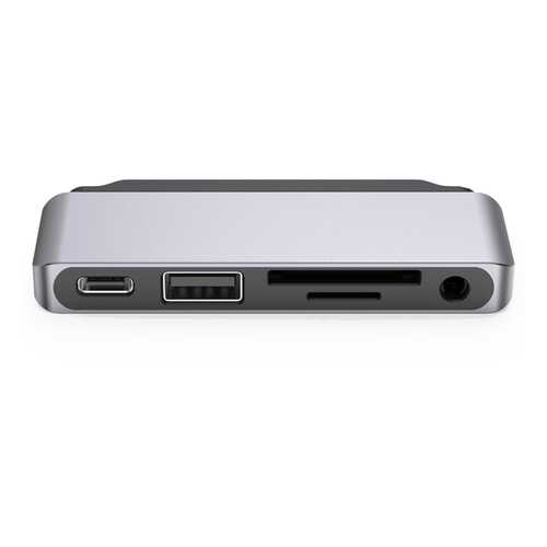 Адаптер Red Line Multiport adapter Type-C 5 in 1 Silver в Ростелеком