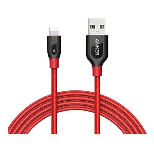 Кабель Anker Powerline Lightning 1,8м Red (A8122H91) в Ростелеком