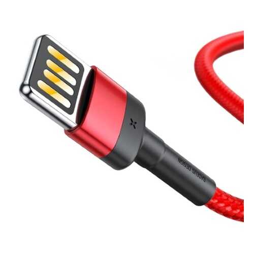 Кабель Baseus Cafule Cable Lightning 1m Red/Black/Red в Ростелеком