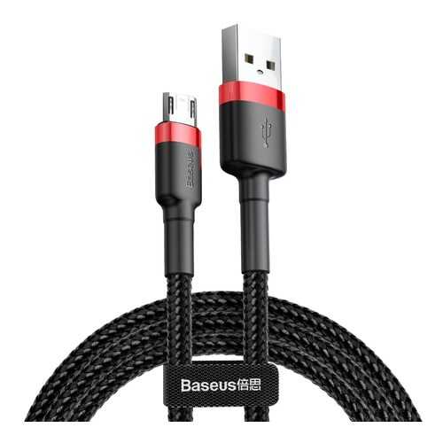 Кабель Baseus Cafule USB - Micro USB 2A 3м Black/Red (CAMKLF-H91) в Ростелеком