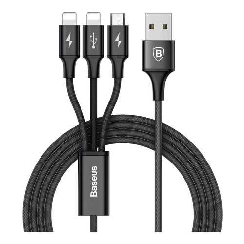 Кабель Baseus Rapid Lightning 1.2m Black в Ростелеком