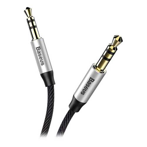 Кабель Baseus Yiven Audio Cable M30 Aux 1.5m Silver/Black в Ростелеком