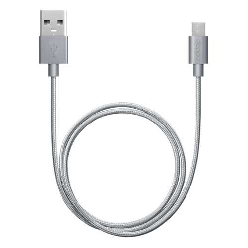 Кабель Deppa 72192 microUSB 1.2 м Silver в Ростелеком