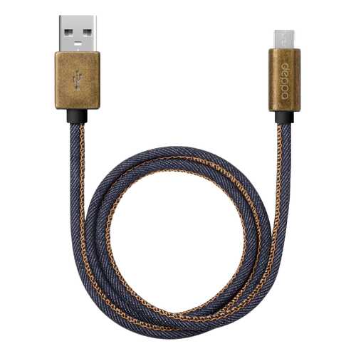 Кабель Deppa 72276 microUSB 1,2м Blue в Ростелеком