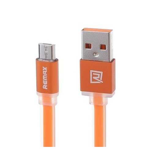 Кабель REMAX Colourful microUSB 1м Orange в Ростелеком