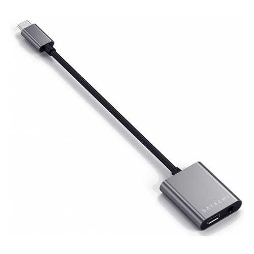 Переходник Satechi (ST-TCACAM) USB-C to USB-C/Mini-Jack (Space Grey) в Ростелеком