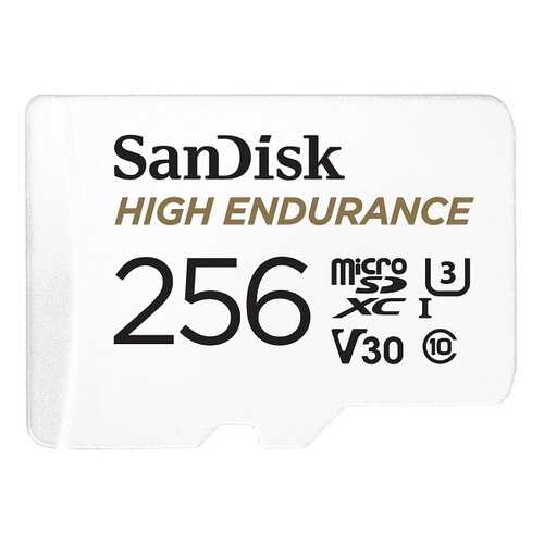 Карта памяти SanDisk microSDXC Class 10 UHS-I U3 V30 High Endurance Video Monitoring Card в Ростелеком