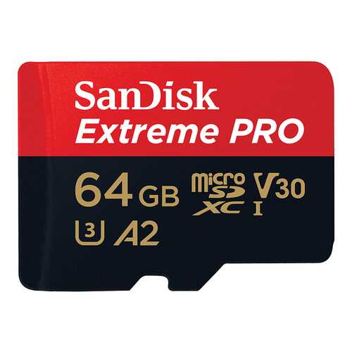 Карта памяти SanDisk SDXC Extreme Pro SDSQXCY-064G-GN6MA 64GB в Ростелеком