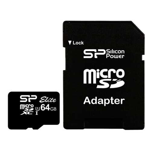 Карта памяти Silicon Power Micro SDXC Elite SP064GBSTXBU1V10-SP 64GB в Ростелеком