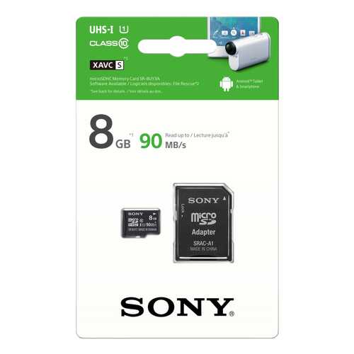 Карта памяти Sony Micro SDHC SR8UY3AT 8GB в Ростелеком