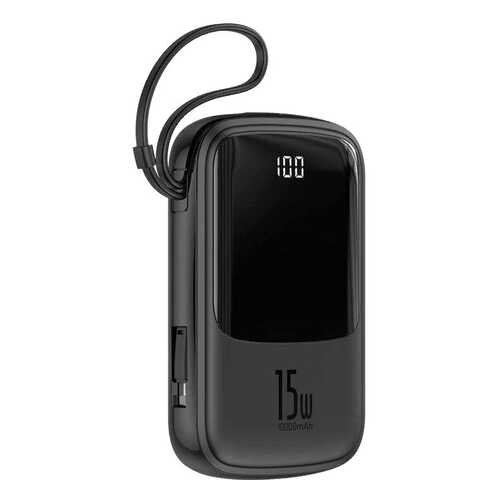 Внешний аккумулятор Baseus Q Pow (PPQD-B01) 10000mAh with Lightning (Black) в Ростелеком