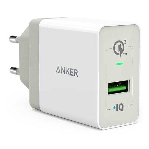 Сетевое зарядное устройство Anker PowerPort+ QC3.0 1 USB 3A White в Ростелеком