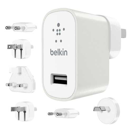 Сетевое зарядное устройство Belkin Global Travel Kit F8M967btWHT (White) в Ростелеком