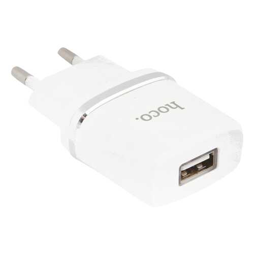 Сетевое зарядное устройство Hoco C11 Smart Dual 1 USB 1A White в Ростелеком