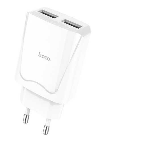 Сетевое зарядное устройство HOCO C52A 2 USB 2.1A White в Ростелеком
