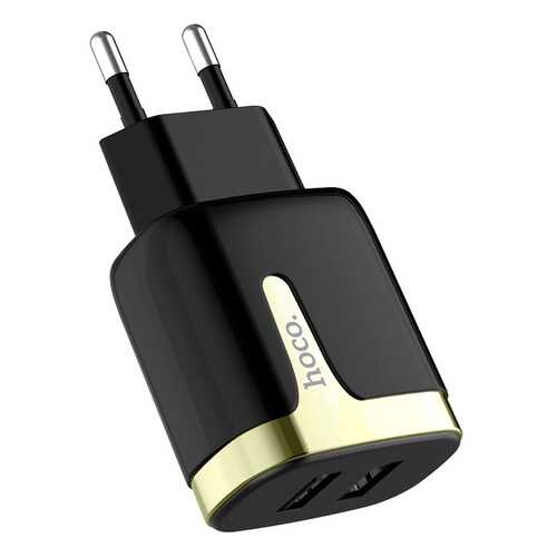 Сетевое зарядное устройство Hoco C64A Engraved Black в Ростелеком