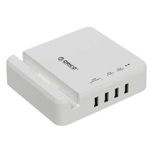 Сетевое зарядное устройство Orico OPC-4US 4 USB 2,4A White в Ростелеком