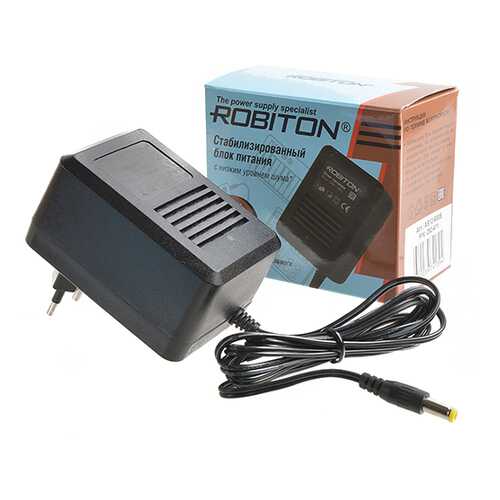 Сетевое зарядное устройство Robiton AB12-800S 12V-0,5А 5,5х2,1/12 (+) в Ростелеком