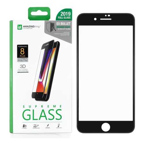 Защитное стекло AMAZINGthing SupremeGlass Extra Hard 3D Black для Apple iPhone 7 Plus в Ростелеком