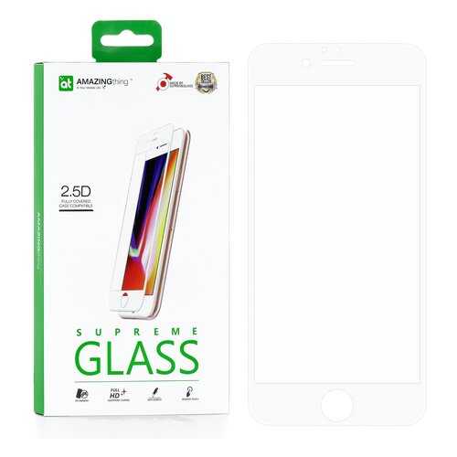 Защитное стекло AMAZINGthing SupremeGlass Full Glue White 0.33mm для Apple iPhone 6/6S в Ростелеком