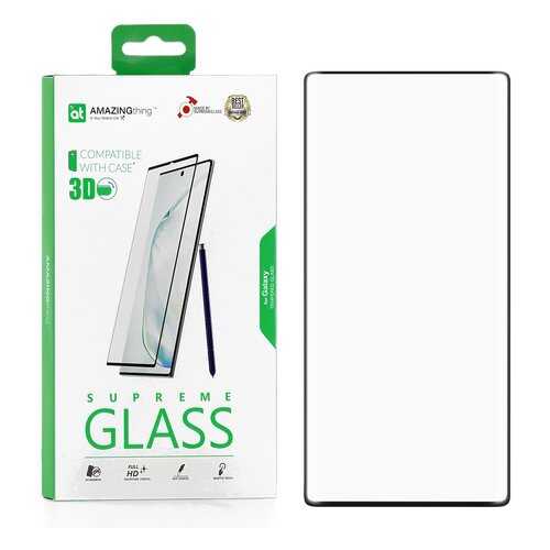 Защитное стекло AMAZINGthing SupremeGlass Full Screen 3D Black для Samsung Galaxy Note 10 в Ростелеком