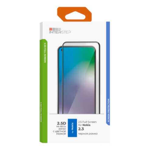 Защитное стекло InterStep для Nokia 2.3 Black в Ростелеком