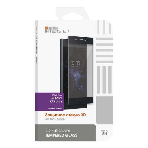 Защитное стекло InterStep для Sony Xperia XA2 Ultra Black в Ростелеком