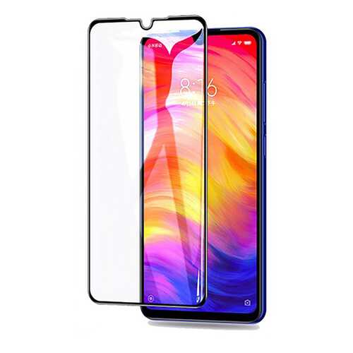 Защитное стекло на весь экран полноклеевое для Xiaomi Redmi Note 8 Pro черное в Ростелеком