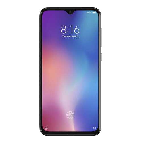 Защитное стекло Zibelino для Xiaomi Mi9 SE Black в Ростелеком