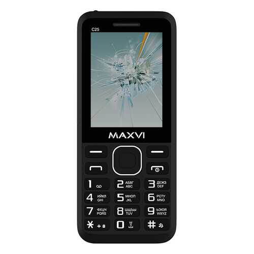 Мобильный телефон Maxvi C25 Black в Ростелеком