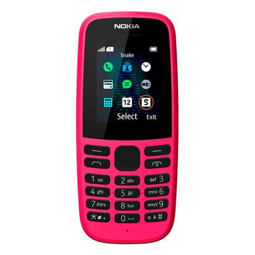 Мобильный телефон Nokia 105SS (ТА-1203 P) Pink в Ростелеком