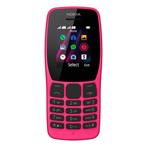 Мобильный телефон Nokia 110DS (ТА-1192 P) Pink в Ростелеком