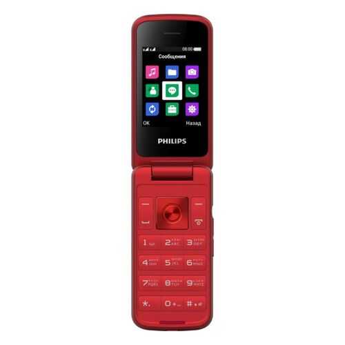 Мобильный телефон Philips Xenium E255 Red в Ростелеком