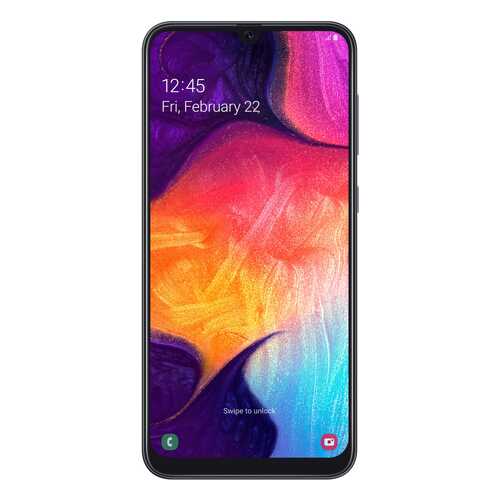 Смартфон Samsung Galaxy A50 (2019) 128Gb Black (SM-A505F) в Ростелеком