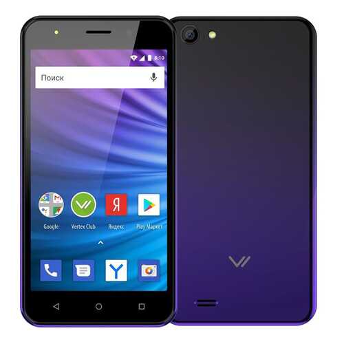 Смартфон Vertex Luck L100 3G Dark Blue в Ростелеком