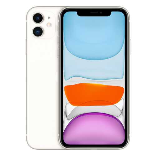 Смартфон Apple iPhone 11 128GB White (MWM22RU/A) в Ростелеком